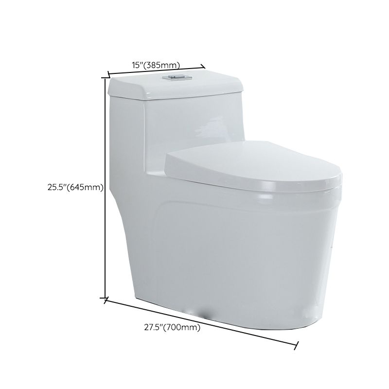 Traditional Ceramic Flush Toilet 1-Piece Toilet Bowl for Bathroom Clearhalo 'Bathroom Remodel & Bathroom Fixtures' 'Home Improvement' 'home_improvement' 'home_improvement_toilets' 'Toilets & Bidets' 'Toilets' 1200x1200_0c901027-f093-4115-8355-7e15344e365f