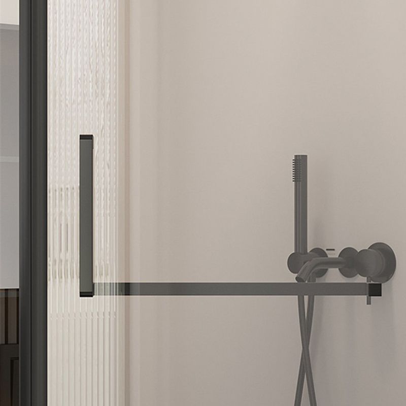 Metallic 77" H Framed Pivot Shower Doors Tempered Shower Door Clearhalo 'Bathroom Remodel & Bathroom Fixtures' 'Home Improvement' 'home_improvement' 'home_improvement_shower_tub_doors' 'Shower and Tub Doors' 'shower_tub_doors' 'Showers & Bathtubs' 1200x1200_0c9b56a3-274c-466e-a96e-7766d850a62c