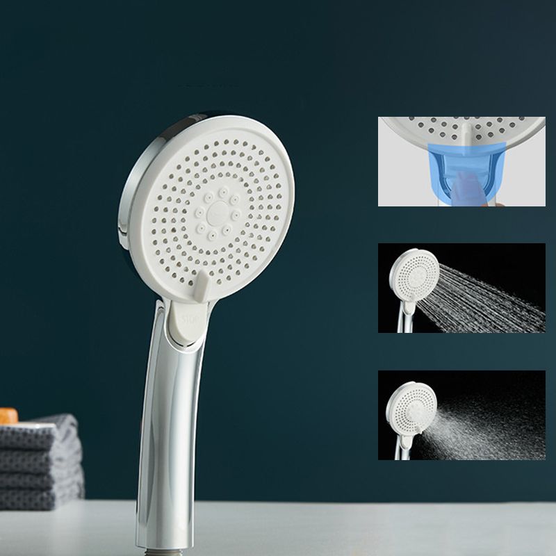 Modern Style Round Handheld Shower Bathroom Metal Wall Mounted Hand Shower Clearhalo 'Bathroom Remodel & Bathroom Fixtures' 'Home Improvement' 'home_improvement' 'home_improvement_shower_heads' 'Shower Heads' 'shower_heads' 'Showers & Bathtubs Plumbing' 'Showers & Bathtubs' 1200x1200_0c9f4165-ce8f-4c33-a2bd-bf6846c1ff05