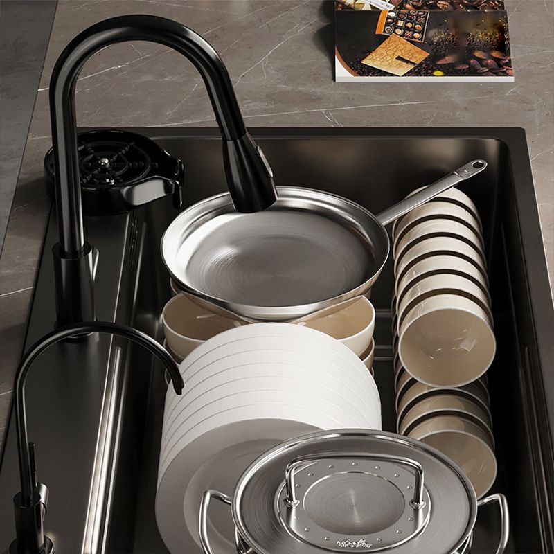 Classic Style Sink Set Stainless Steel Friction Resistant Sink Set for Kitchen Clearhalo 'Home Improvement' 'home_improvement' 'home_improvement_kitchen_sinks' 'Kitchen Remodel & Kitchen Fixtures' 'Kitchen Sinks & Faucet Components' 'Kitchen Sinks' 'kitchen_sinks' 1200x1200_0ca16792-8e4a-4aa0-add3-c0e8255a067d