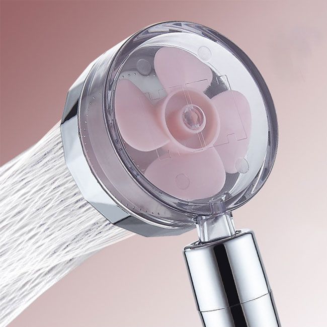 Contemporary Shower Head Combo Handheld Shower Head Plastic Wall-Mount Silver Shower Head Clearhalo 'Bathroom Remodel & Bathroom Fixtures' 'Home Improvement' 'home_improvement' 'home_improvement_shower_heads' 'Shower Heads' 'shower_heads' 'Showers & Bathtubs Plumbing' 'Showers & Bathtubs' 1200x1200_0ca51463-5f7a-4ffc-835e-99d1121708ac