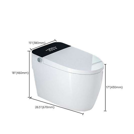 Contemporary Heated Seat Flush Toilet Floor Mounted Black Urine Toilet for Bathroom Clearhalo 'Bathroom Remodel & Bathroom Fixtures' 'Home Improvement' 'home_improvement' 'home_improvement_toilets' 'Toilets & Bidets' 'Toilets' 1200x1200_0cb038aa-ca70-4fc4-bfa5-345eabcf6009