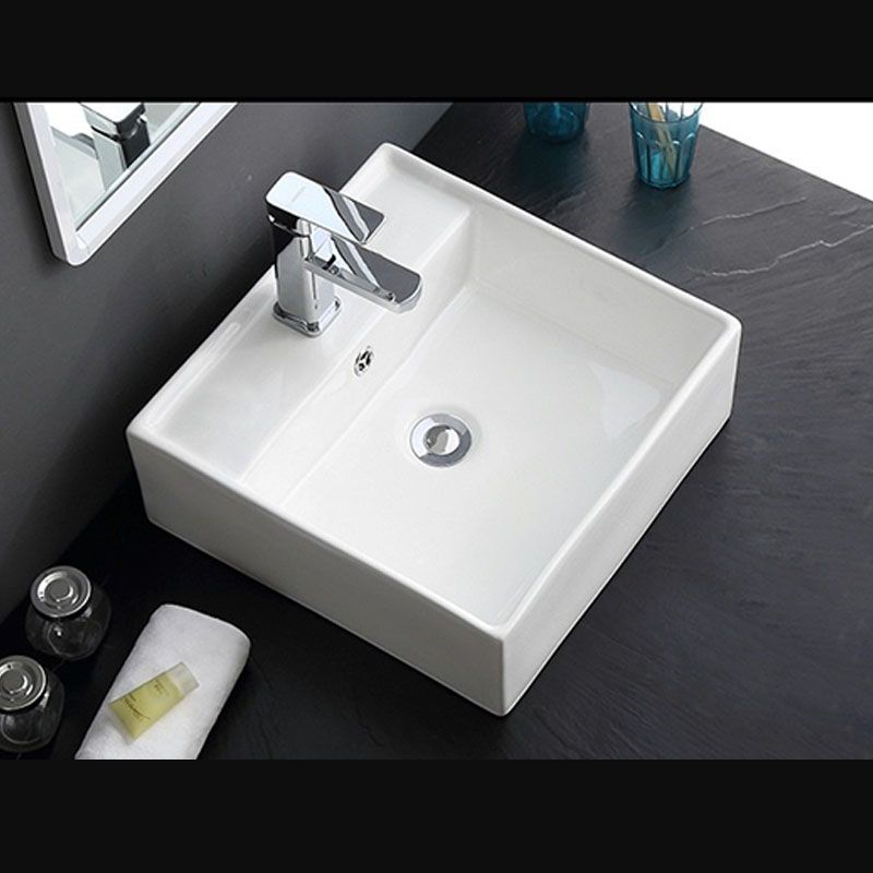 Classical White Bathroom Sink Porcelain Trough Bathroom Sink Clearhalo 'Bathroom Remodel & Bathroom Fixtures' 'Bathroom Sinks & Faucet Components' 'Bathroom Sinks' 'bathroom_sink' 'Home Improvement' 'home_improvement' 'home_improvement_bathroom_sink' 1200x1200_0cb2e142-083e-4975-924c-3568cb29eb48