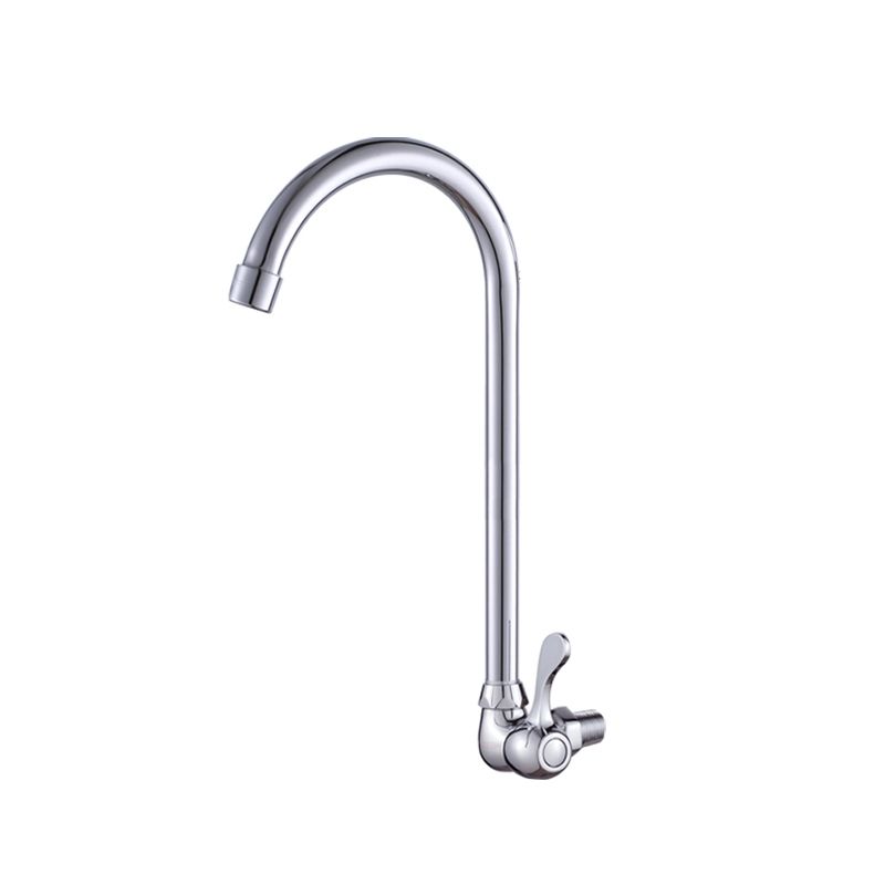 Contemporary One Handle Kitchen Faucet High Arch Water Filler in Chrome Clearhalo 'Home Improvement' 'home_improvement' 'home_improvement_kitchen_faucets' 'Kitchen Faucets' 'Kitchen Remodel & Kitchen Fixtures' 'Kitchen Sinks & Faucet Components' 'kitchen_faucets' 1200x1200_0cd7e34f-0748-411d-99ac-f71ac42decf2
