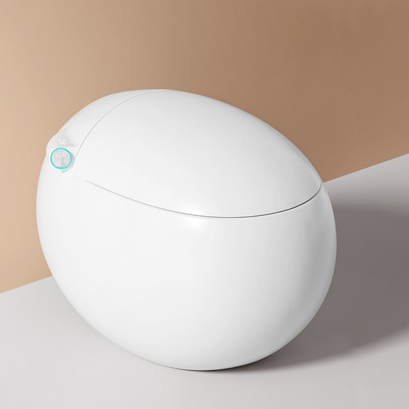 White Contemporary Floor Standing Bidet Round Ceramic Floor Mount Bidet Clearhalo 'Bathroom Remodel & Bathroom Fixtures' 'Bidets' 'Home Improvement' 'home_improvement' 'home_improvement_bidets' 'Toilets & Bidets' 1200x1200_0cd8af63-e8c4-489a-ba94-cebe160ee9c2