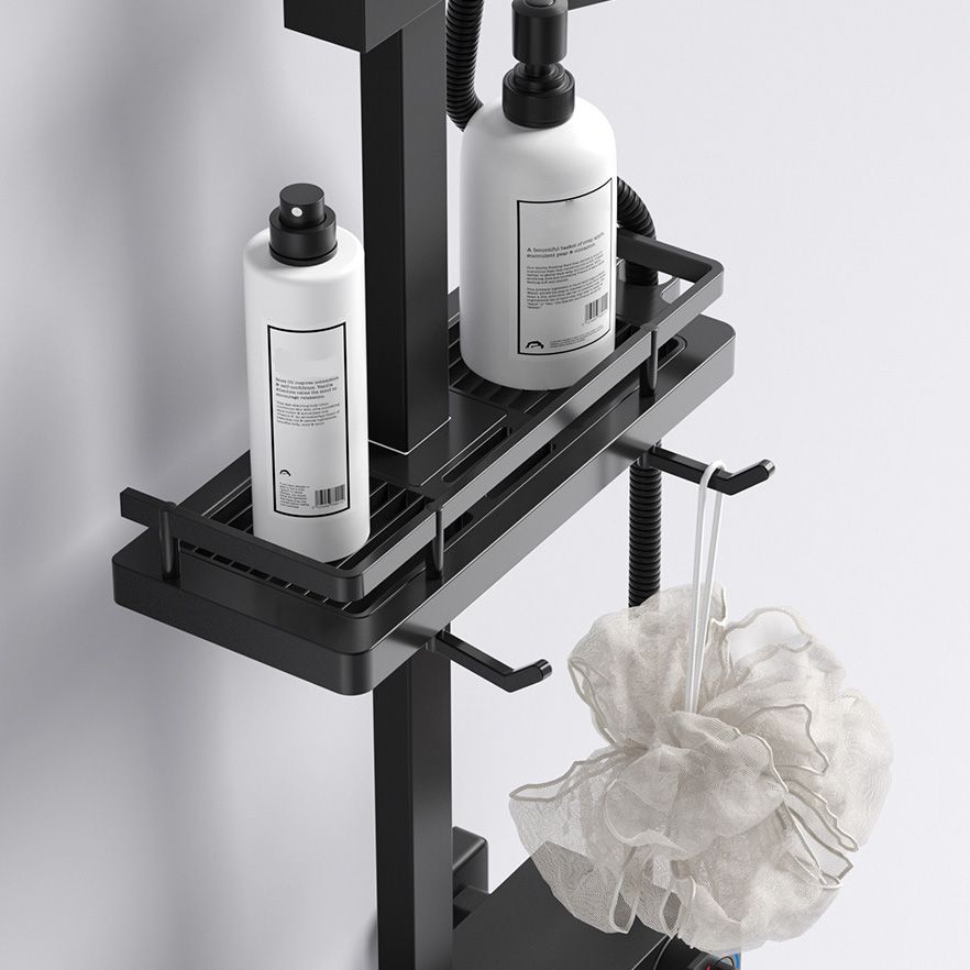 Modern Adjustable Spray Pattern Water Flow Shower Faucet Shower Hose Shower System on Wall Clearhalo 'Bathroom Remodel & Bathroom Fixtures' 'Home Improvement' 'home_improvement' 'home_improvement_shower_faucets' 'Shower Faucets & Systems' 'shower_faucets' 'Showers & Bathtubs Plumbing' 'Showers & Bathtubs' 1200x1200_0ce1d5c8-11e1-4829-80d2-9685f7663fc8