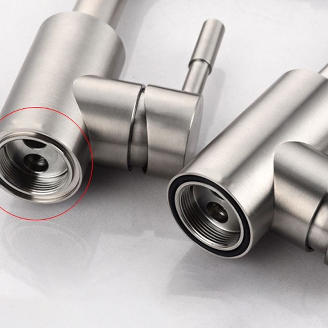 Modern Standard Kitchen Faucet 1-Handle Bar Faucet with Accessories Clearhalo 'Home Improvement' 'home_improvement' 'home_improvement_kitchen_faucets' 'Kitchen Faucets' 'Kitchen Remodel & Kitchen Fixtures' 'Kitchen Sinks & Faucet Components' 'kitchen_faucets' 1200x1200_0cef2041-9557-43d7-99a2-d29e2dff0ede