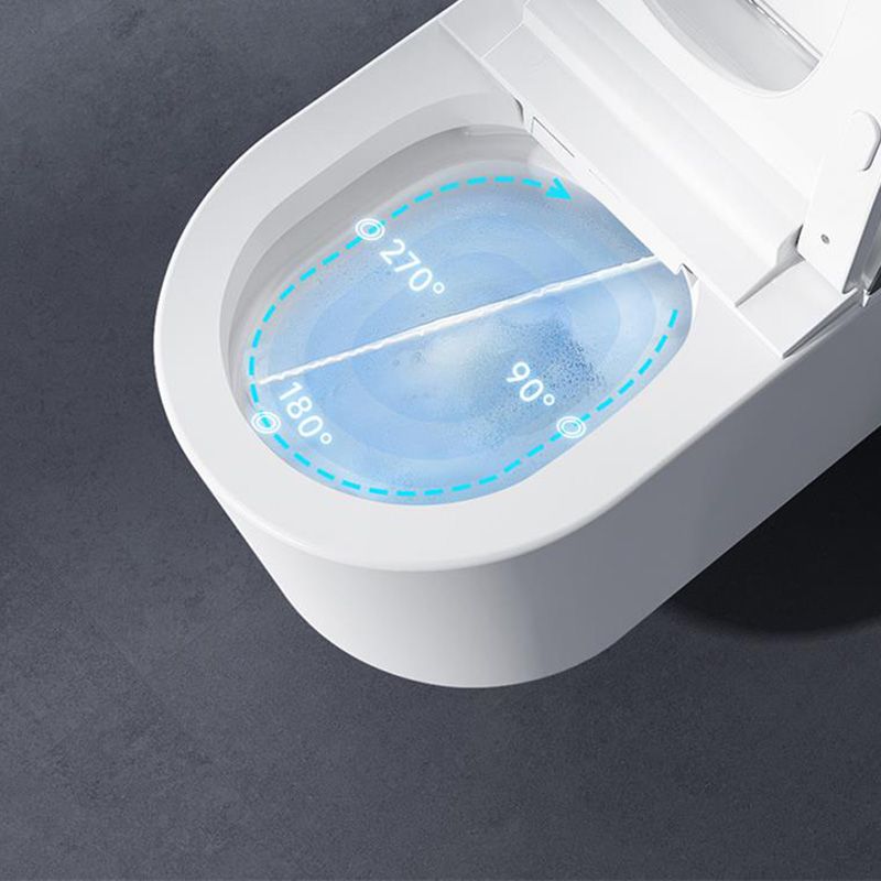 Elongated Smart Bidet White UF Rust Resistant Siphon Jet Wall-Mounted Clearhalo 'Bathroom Remodel & Bathroom Fixtures' 'Bidets' 'Home Improvement' 'home_improvement' 'home_improvement_bidets' 'Toilets & Bidets' 1200x1200_0d051013-739a-4eb2-b975-d44bed6e2d6a