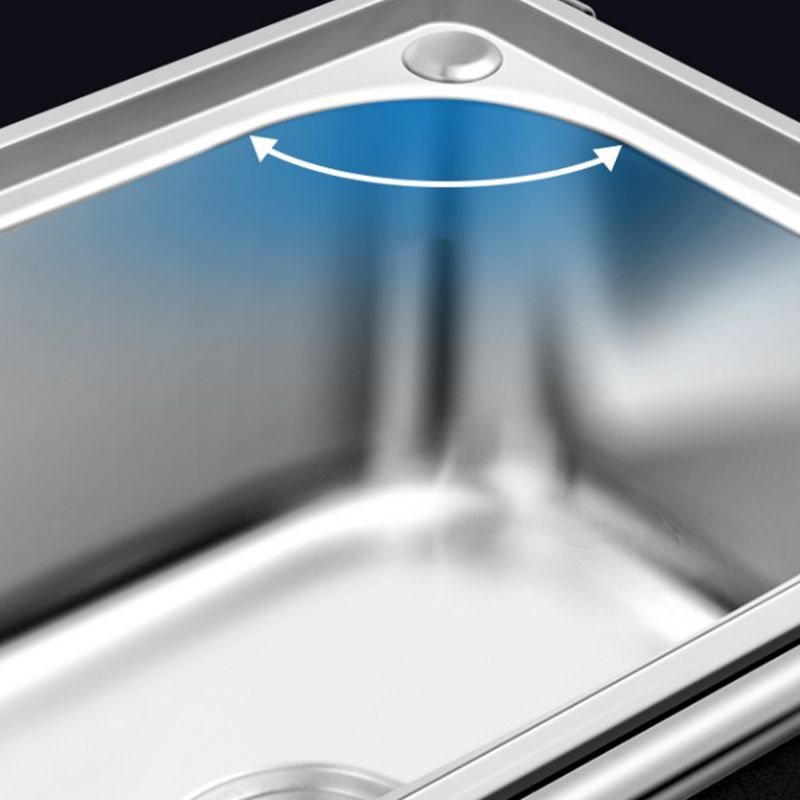 Kitchen Sink Stainless Steel Drop-In Rectangle All-in-one Soundproof Kitchen Sink Clearhalo 'Home Improvement' 'home_improvement' 'home_improvement_kitchen_sinks' 'Kitchen Remodel & Kitchen Fixtures' 'Kitchen Sinks & Faucet Components' 'Kitchen Sinks' 'kitchen_sinks' 1200x1200_0d46e215-0a89-423b-8629-c9e83122d0b1