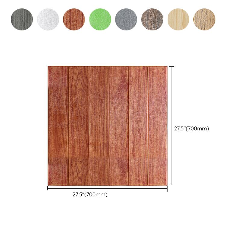 Modern Imitation Wood Grain Wall Access Panel Peel and Stick Foam Baseboard Panel Clearhalo 'Flooring 'Home Improvement' 'home_improvement' 'home_improvement_wall_paneling' 'Wall Paneling' 'wall_paneling' 'Walls & Ceilings' Walls and Ceiling' 1200x1200_0d4af39a-f825-4fbf-ac9e-327b80db4995