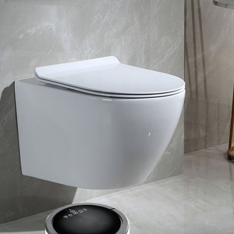 Modern White Ceramic Flush Toilet Wall Mount Urine Toilet for Washroom Clearhalo 'Bathroom Remodel & Bathroom Fixtures' 'Home Improvement' 'home_improvement' 'home_improvement_toilets' 'Toilets & Bidets' 'Toilets' 1200x1200_0d5706ff-98bb-46f5-8129-e4a682856abc