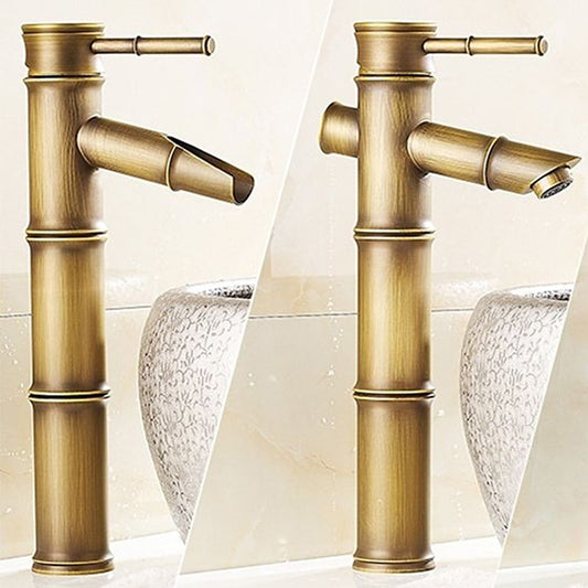 One Hole Faucet Country Vessel Sink Bathroom Faucet with Single Lever Handle Clearhalo 'Bathroom Remodel & Bathroom Fixtures' 'Bathroom Sink Faucets' 'Bathroom Sinks & Faucet Components' 'bathroom_sink_faucets' 'Home Improvement' 'home_improvement' 'home_improvement_bathroom_sink_faucets' 1200x1200_0d69b4d9-91b8-43a1-a7dc-f86d65e0fca2