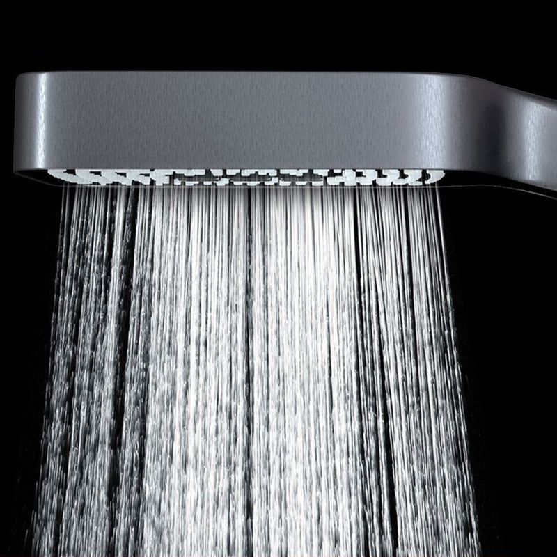 Modern Adjustable Water Flow Shower Faucet Square Shower Hose Shower System on Wall Clearhalo 'Bathroom Remodel & Bathroom Fixtures' 'Home Improvement' 'home_improvement' 'home_improvement_shower_faucets' 'Shower Faucets & Systems' 'shower_faucets' 'Showers & Bathtubs Plumbing' 'Showers & Bathtubs' 1200x1200_0d941025-faed-41e9-b229-189ef580e2c2