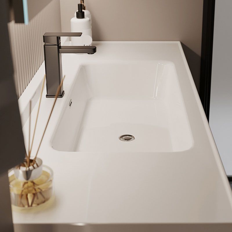 Single Sink Bathroom Vanity Set Overflow Wood Frame Wall Mounted with Drawer Clearhalo 'Bathroom Remodel & Bathroom Fixtures' 'Bathroom Vanities' 'bathroom_vanities' 'Home Improvement' 'home_improvement' 'home_improvement_bathroom_vanities' 1200x1200_0da2af2b-b590-4635-9fda-108443d04269