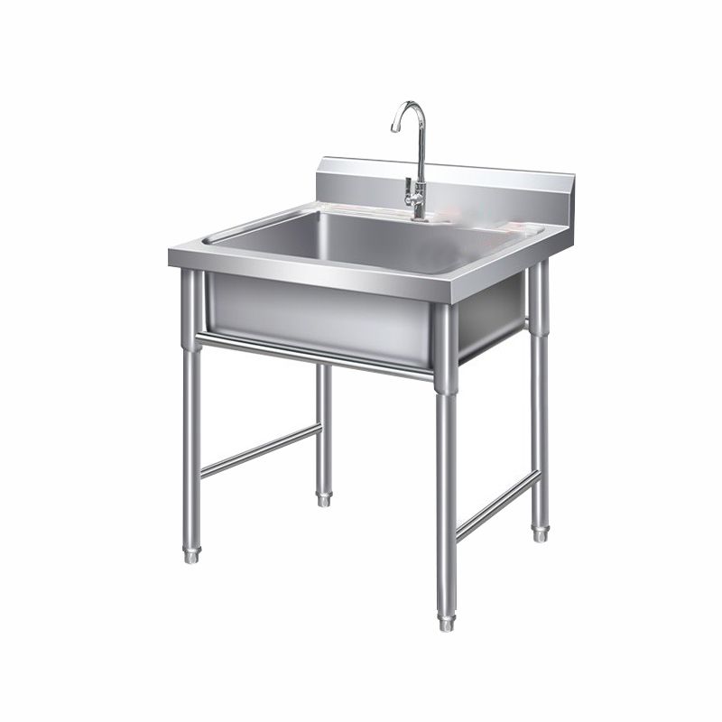 Modern Style Stainless Steel Sink with Strainer Drop-In Kitchen Sink Clearhalo 'Home Improvement' 'home_improvement' 'home_improvement_kitchen_sinks' 'Kitchen Remodel & Kitchen Fixtures' 'Kitchen Sinks & Faucet Components' 'Kitchen Sinks' 'kitchen_sinks' 1200x1200_0db06a1c-eeb7-4901-b73c-a8d1b6904927