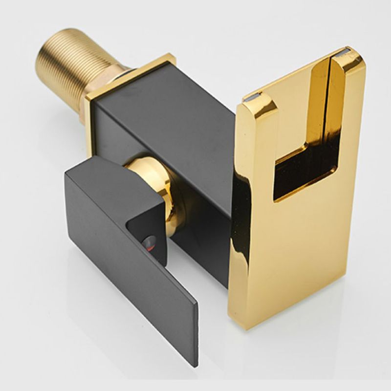 Modern Waterfall Spout Sink Faucet with Led Brass Lavatory Faucet Clearhalo 'Bathroom Remodel & Bathroom Fixtures' 'Bathroom Sink Faucets' 'Bathroom Sinks & Faucet Components' 'bathroom_sink_faucets' 'Home Improvement' 'home_improvement' 'home_improvement_bathroom_sink_faucets' 1200x1200_0db777d1-852f-4888-8c17-b42184db03c5