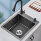 Stainless Steel Kitchen Sink Modern Bar Sink with Drain Strainer Kit Clearhalo 'Home Improvement' 'home_improvement' 'home_improvement_kitchen_sinks' 'Kitchen Remodel & Kitchen Fixtures' 'Kitchen Sinks & Faucet Components' 'Kitchen Sinks' 'kitchen_sinks' 1200x1200_0de2f09c-65f5-40e5-9b39-84cd1e6ed891