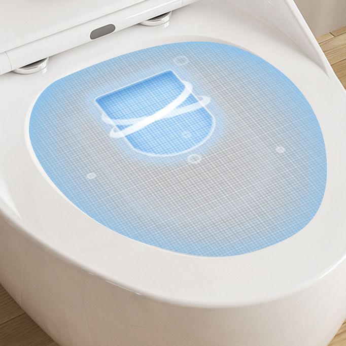 Modern Skirted Toilet Bowl Siphon Jet Toilet with Slow Close Seat for Bathroom Clearhalo 'Bathroom Remodel & Bathroom Fixtures' 'Home Improvement' 'home_improvement' 'home_improvement_toilets' 'Toilets & Bidets' 'Toilets' 1200x1200_0deccf1a-3a00-4980-a5b7-e780f214bc94