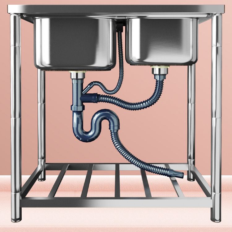 Modern Style Kitchen Sink Stainless Steel All-in-one Kitchen Sink with Drain Assembly Clearhalo 'Home Improvement' 'home_improvement' 'home_improvement_kitchen_sinks' 'Kitchen Remodel & Kitchen Fixtures' 'Kitchen Sinks & Faucet Components' 'Kitchen Sinks' 'kitchen_sinks' 1200x1200_0e0aa602-e846-40d0-8516-8f1c7b1ce19c