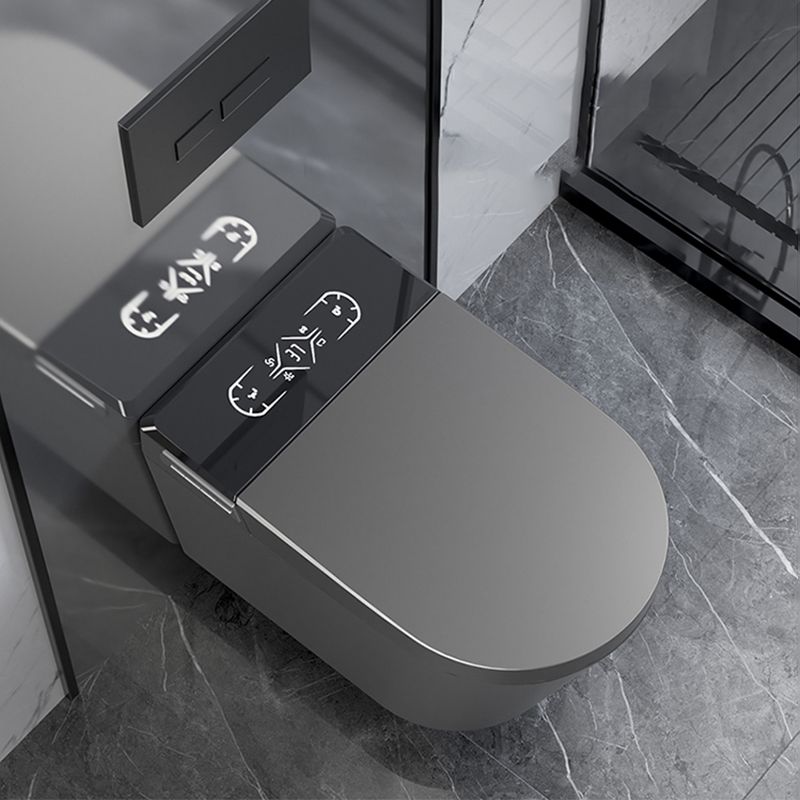 Contemporary Wall Mounted Bidet Elongated Foot Sensor Ceramic Heated Seat Clearhalo 'Bathroom Remodel & Bathroom Fixtures' 'Bidets' 'Home Improvement' 'home_improvement' 'home_improvement_bidets' 'Toilets & Bidets' 1200x1200_0e1fd772-bc81-46c2-9f38-41f3b9bf9555