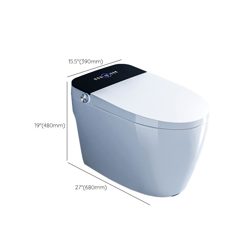 Ceramic Floor Standing Bidet Stain Resistant Elongated Floor Mount Bidet Clearhalo 'Bathroom Remodel & Bathroom Fixtures' 'Bidets' 'Home Improvement' 'home_improvement' 'home_improvement_bidets' 'Toilets & Bidets' 1200x1200_0e3c7da5-de5c-4730-b667-1e0c96c4b2b3