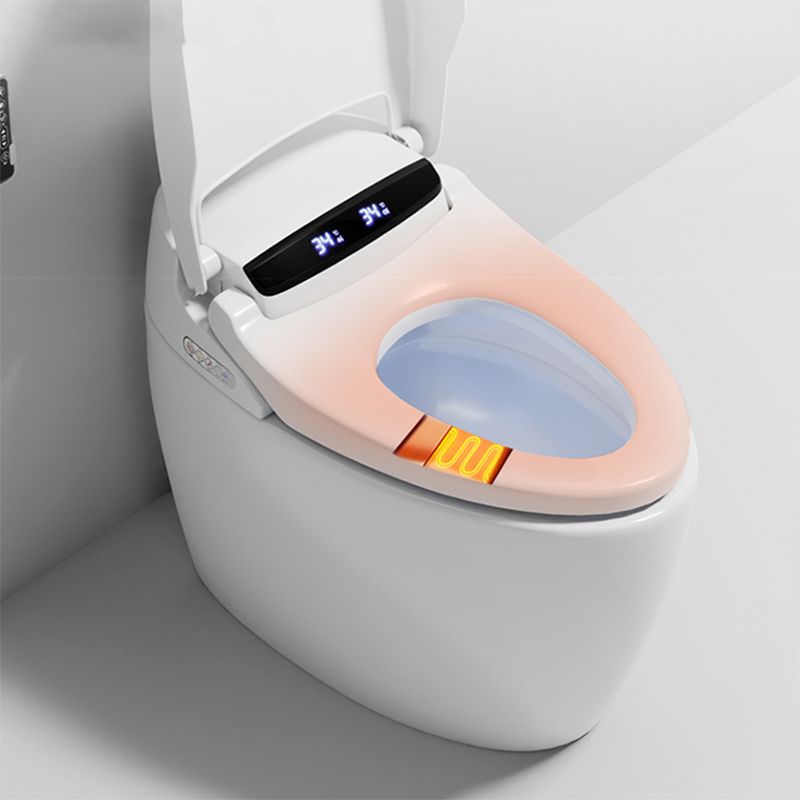 Contemporary Heated Seat Dryer Elongated White Ceramic Floor Standing Bidet Clearhalo 'Bathroom Remodel & Bathroom Fixtures' 'Bidets' 'Home Improvement' 'home_improvement' 'home_improvement_bidets' 'Toilets & Bidets' 1200x1200_0e585bec-dea0-4ae5-9ceb-352a4dbc6d34