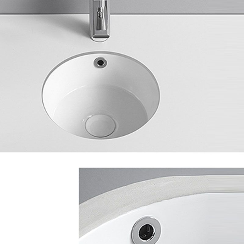 Circular Bathroom Sink Modern White Vitreous China Drop-in Bathroom Sink Clearhalo 'Bathroom Remodel & Bathroom Fixtures' 'Bathroom Sinks & Faucet Components' 'Bathroom Sinks' 'bathroom_sink' 'Home Improvement' 'home_improvement' 'home_improvement_bathroom_sink' 1200x1200_0ea07f4a-646d-45ba-802f-3df3e4dba062