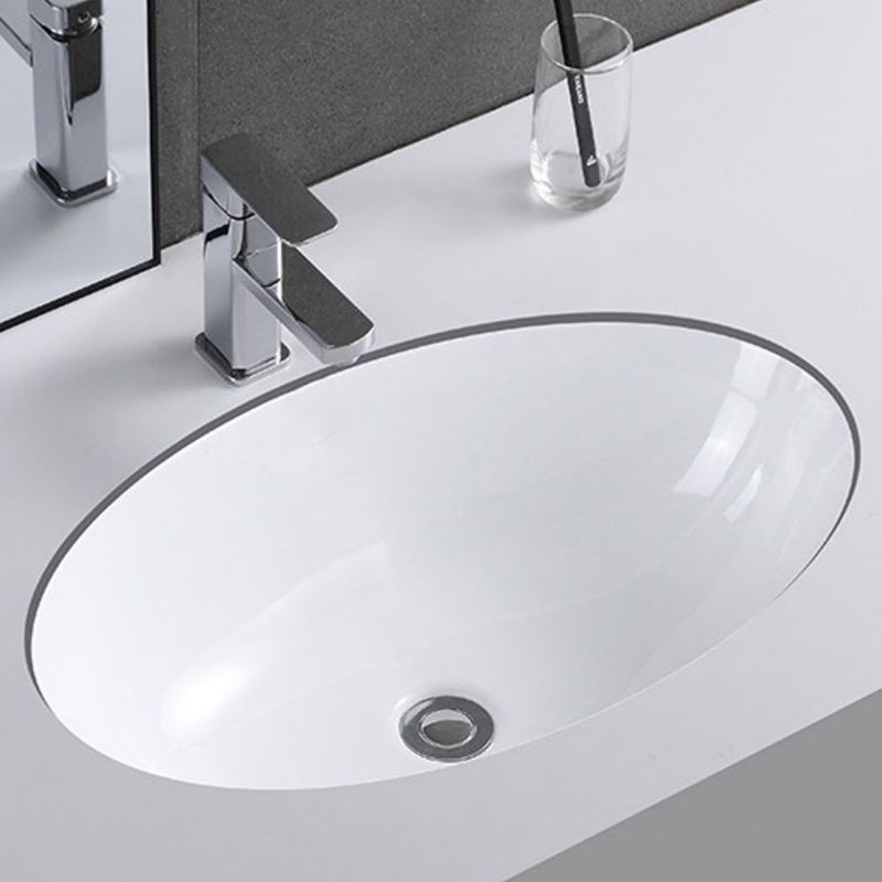 Classic Porcelain Bathroom Sink Trough Bathroom Sink in White Clearhalo 'Bathroom Remodel & Bathroom Fixtures' 'Bathroom Sinks & Faucet Components' 'Bathroom Sinks' 'bathroom_sink' 'Home Improvement' 'home_improvement' 'home_improvement_bathroom_sink' 1200x1200_0eb2bb91-3588-4287-862f-f3a05fdc8980