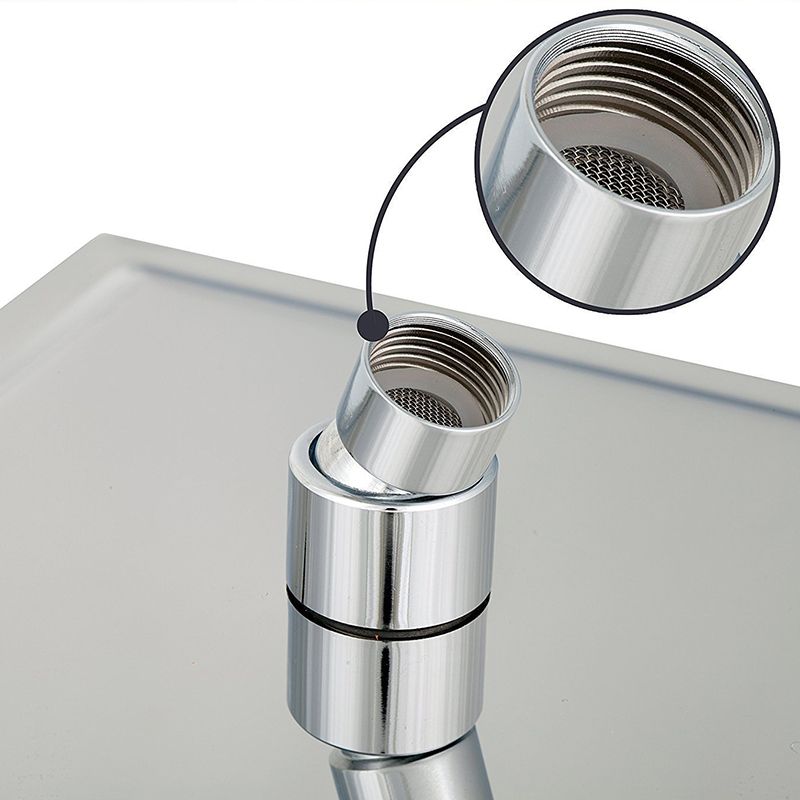 Wall Mounted Fixed Shower Head Modern Style Metal Shower Head Clearhalo 'Bathroom Remodel & Bathroom Fixtures' 'Home Improvement' 'home_improvement' 'home_improvement_shower_heads' 'Shower Heads' 'shower_heads' 'Showers & Bathtubs Plumbing' 'Showers & Bathtubs' 1200x1200_0ec4bb3e-4099-4e1a-bd56-e7777f24372b