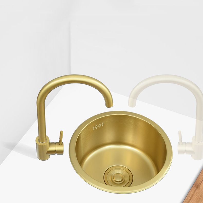 Single Bowl Kitchen Sink Stainless Steel Kitchen Sink with Round Shape Clearhalo 'Home Improvement' 'home_improvement' 'home_improvement_kitchen_sinks' 'Kitchen Remodel & Kitchen Fixtures' 'Kitchen Sinks & Faucet Components' 'Kitchen Sinks' 'kitchen_sinks' 1200x1200_0efee65c-7644-4c0a-ab8e-484838a12191