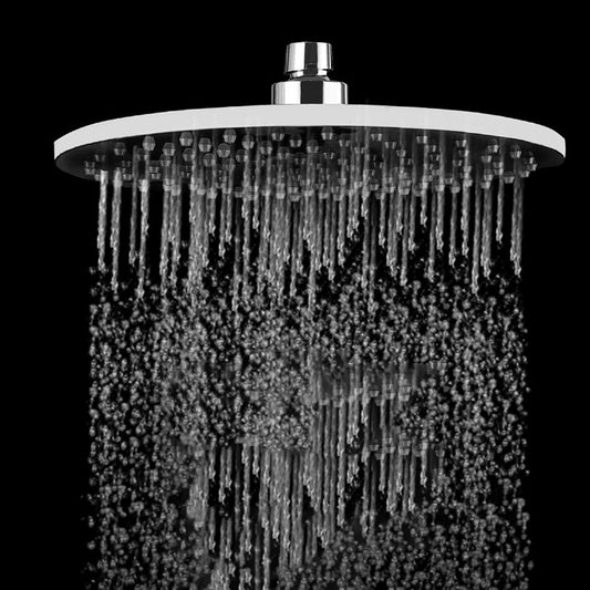 Contemporary Rain Fall Shower Head Combo Round Single Spray Shower Combo Clearhalo 'Bathroom Remodel & Bathroom Fixtures' 'Home Improvement' 'home_improvement' 'home_improvement_shower_heads' 'Shower Heads' 'shower_heads' 'Showers & Bathtubs Plumbing' 'Showers & Bathtubs' 1200x1200_0f005e45-7d50-4c85-ac4c-bd7cfa76e6d9