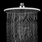 Contemporary Rain Fall Shower Head Combo Round Single Spray Shower Combo Clearhalo 'Bathroom Remodel & Bathroom Fixtures' 'Home Improvement' 'home_improvement' 'home_improvement_shower_heads' 'Shower Heads' 'shower_heads' 'Showers & Bathtubs Plumbing' 'Showers & Bathtubs' 1200x1200_0f005e45-7d50-4c85-ac4c-bd7cfa76e6d9