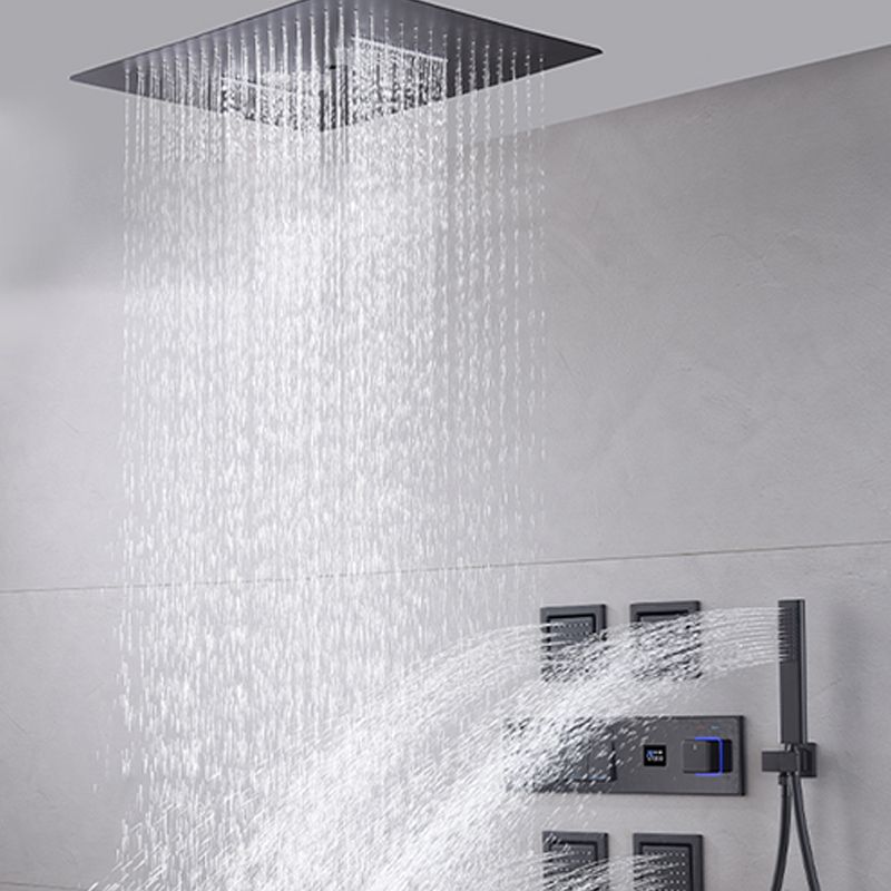 Shower Set All Copper into The Wall Concealed Digital Display Shower Set Clearhalo 'Bathroom Remodel & Bathroom Fixtures' 'Home Improvement' 'home_improvement' 'home_improvement_shower_faucets' 'Shower Faucets & Systems' 'shower_faucets' 'Showers & Bathtubs Plumbing' 'Showers & Bathtubs' 1200x1200_0f3662af-64a1-4017-aab0-ea933cae9c57
