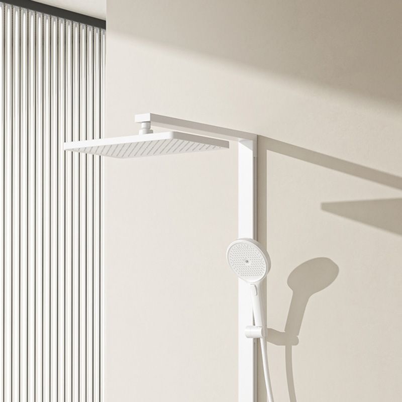 Contemporary Shower Set Adjustable Shower Head Slide Bar Wall Mounted Shower System Clearhalo 'Bathroom Remodel & Bathroom Fixtures' 'Home Improvement' 'home_improvement' 'home_improvement_shower_faucets' 'Shower Faucets & Systems' 'shower_faucets' 'Showers & Bathtubs Plumbing' 'Showers & Bathtubs' 1200x1200_0f46c33a-5bd1-468b-bba8-7688788838e2