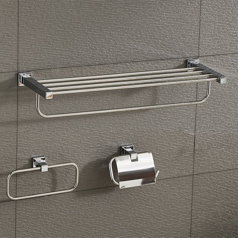 Modern Bathroom Accessories Hardware Set Paper Holder Stainless Steel Bathroom Set Clearhalo 'Bathroom Hardware Sets' 'Bathroom Hardware' 'Bathroom Remodel & Bathroom Fixtures' 'bathroom_hardware_sets' 'Home Improvement' 'home_improvement' 'home_improvement_bathroom_hardware_sets' 1200x1200_0f480fe9-a95c-4d05-988a-76196476b96b