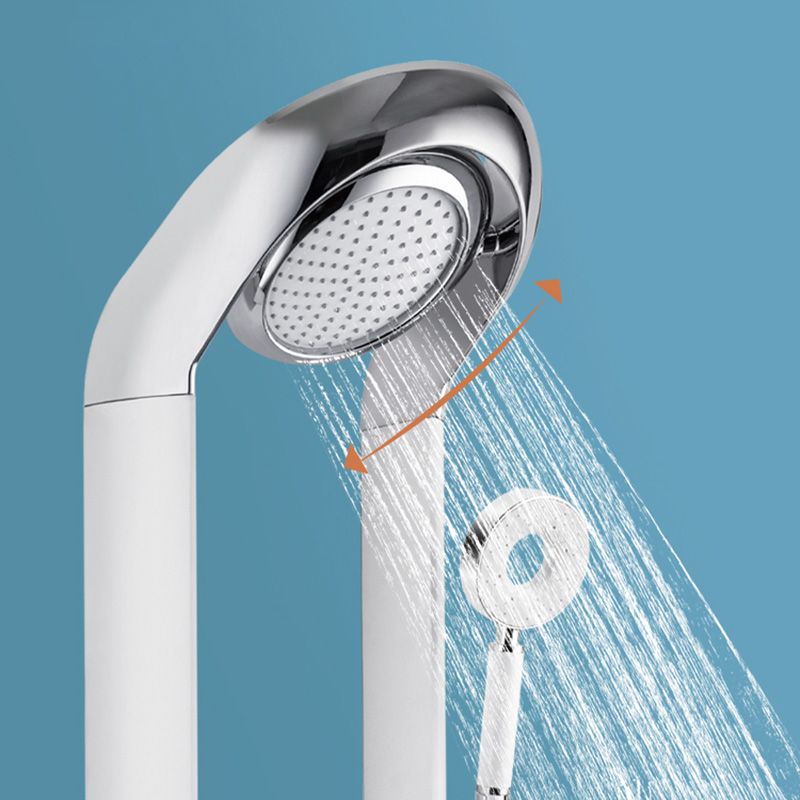 Modern Shower Set Dual Shower Head Slide Bar Thermostatic Wall Mounted Shower System Clearhalo 'Bathroom Remodel & Bathroom Fixtures' 'Home Improvement' 'home_improvement' 'home_improvement_shower_faucets' 'Shower Faucets & Systems' 'shower_faucets' 'Showers & Bathtubs Plumbing' 'Showers & Bathtubs' 1200x1200_0f65e5a2-db7d-43b2-8184-dd715f7eb356