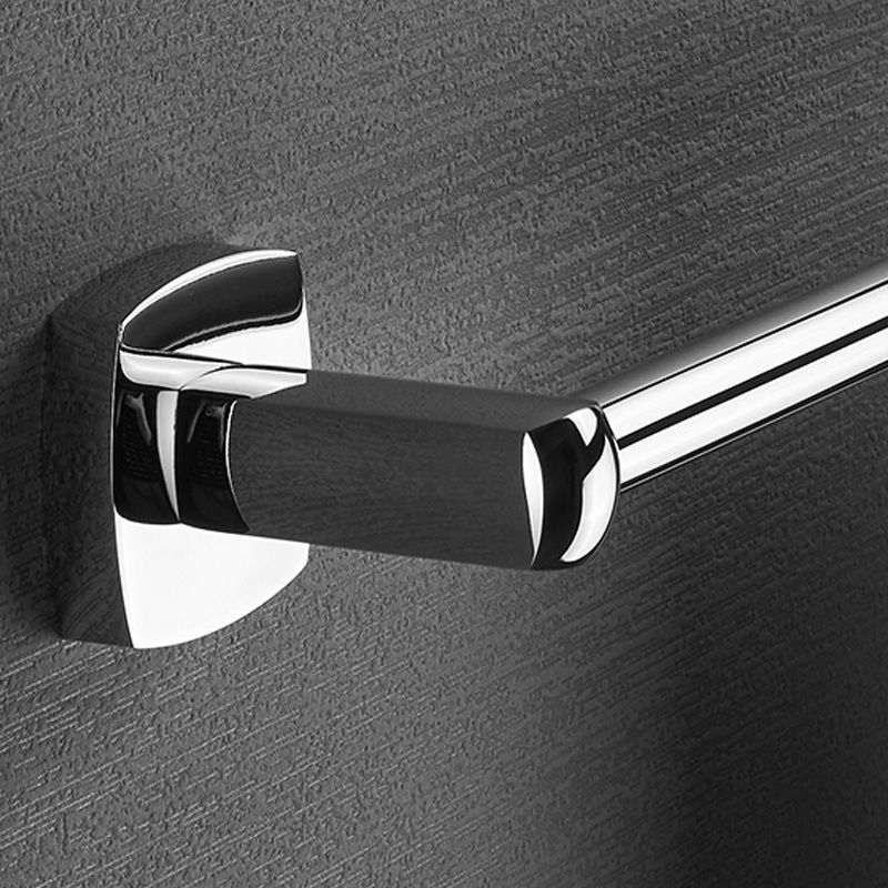 Polished Chrome Modernism Bathroom Accessory Set Bath Shelf/ Towel Bar/Robe Hooks Included Clearhalo 'Bathroom Hardware Sets' 'Bathroom Hardware' 'Bathroom Remodel & Bathroom Fixtures' 'bathroom_hardware_sets' 'Home Improvement' 'home_improvement' 'home_improvement_bathroom_hardware_sets' 1200x1200_0f6e7595-8e31-4a0a-a423-cfb9beee0b71