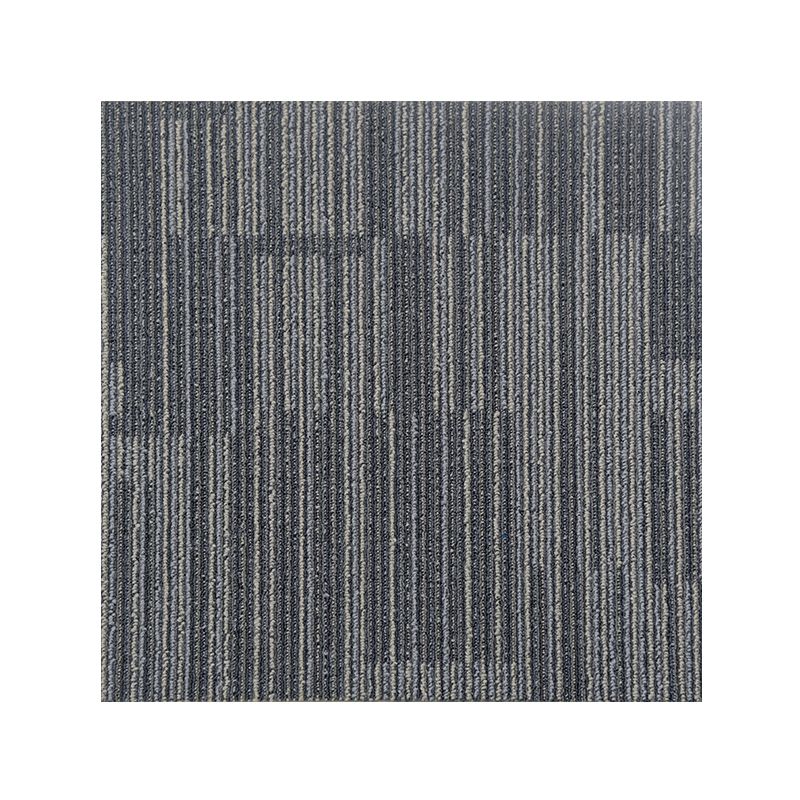 Carpet Tile Non-Skid Fade Resistant Striped Loose Lay Carpet Tiles Living Room Clearhalo 'Carpet Tiles & Carpet Squares' 'carpet_tiles_carpet_squares' 'Flooring 'Home Improvement' 'home_improvement' 'home_improvement_carpet_tiles_carpet_squares' Walls and Ceiling' 1200x1200_0f918ec4-2204-4e36-9779-26c1f163cddf