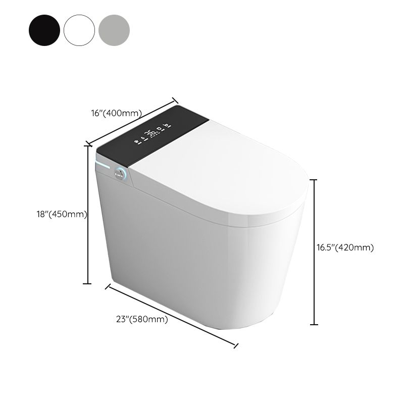 Contemporary One Piece Flush Toilet Heated Seat Included Toilet Bowl for Bathroom Clearhalo 'Bathroom Remodel & Bathroom Fixtures' 'Home Improvement' 'home_improvement' 'home_improvement_toilets' 'Toilets & Bidets' 'Toilets' 1200x1200_0f937021-bfb1-488a-ac7a-73dcda3a6992