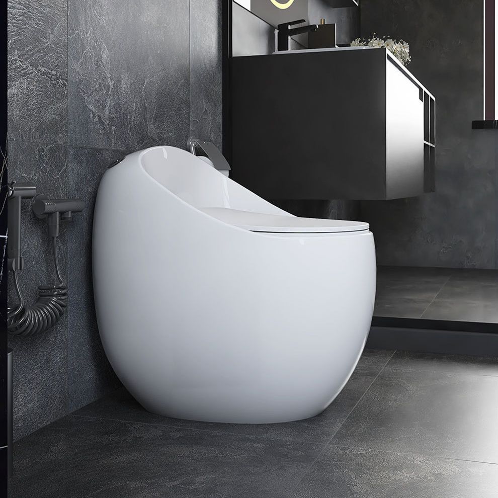 Modern Floor Mount Toilet Siphon Ceramic Flush Toilet with Seat for Bathroom Clearhalo 'Bathroom Remodel & Bathroom Fixtures' 'Home Improvement' 'home_improvement' 'home_improvement_toilets' 'Toilets & Bidets' 'Toilets' 1200x1200_0fa1502f-8592-409a-b19c-08098a4cada7