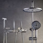 Contemporary Round and Square Shower System Wall Mounted Shower Set Clearhalo 'Bathroom Remodel & Bathroom Fixtures' 'Home Improvement' 'home_improvement' 'home_improvement_shower_faucets' 'Shower Faucets & Systems' 'shower_faucets' 'Showers & Bathtubs Plumbing' 'Showers & Bathtubs' 1200x1200_0fbbc14e-53ab-4ba6-9fa1-8dba46dc45a4