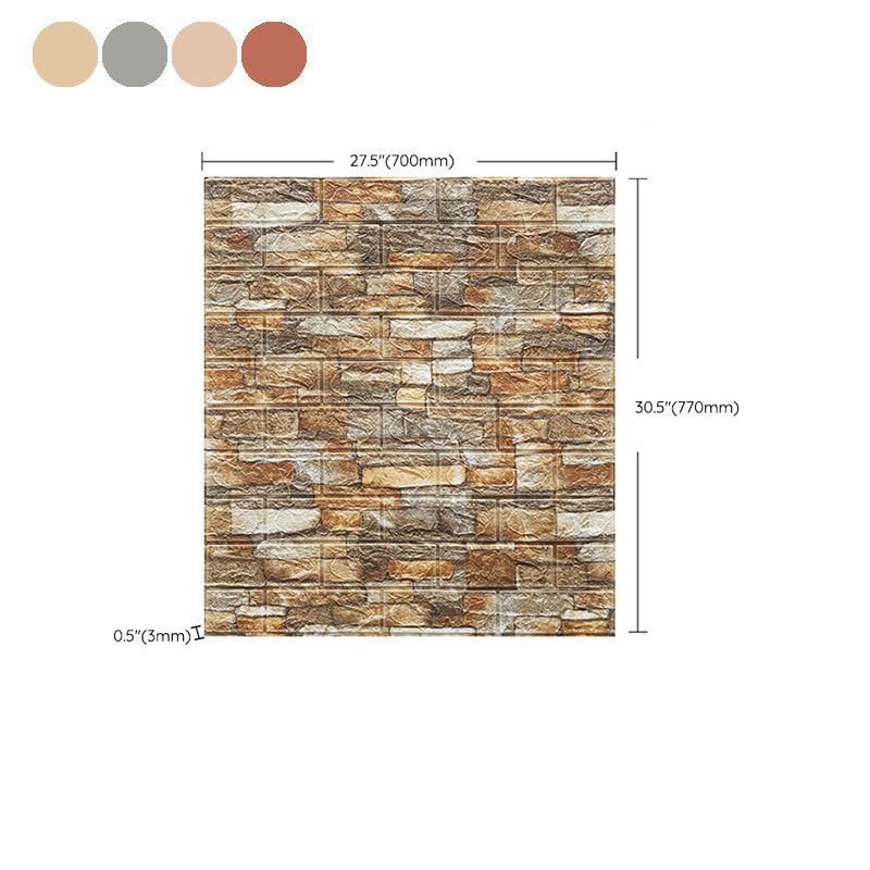 Farmhouse Wall Plank 3D Brick Bathroom Living Room Wall Panels Set of 2 Clearhalo 'Flooring 'Home Improvement' 'home_improvement' 'home_improvement_wall_paneling' 'Wall Paneling' 'wall_paneling' 'Walls & Ceilings' Walls and Ceiling' 1200x1200_0fc43719-5451-4e06-b27a-7cec084e43e0
