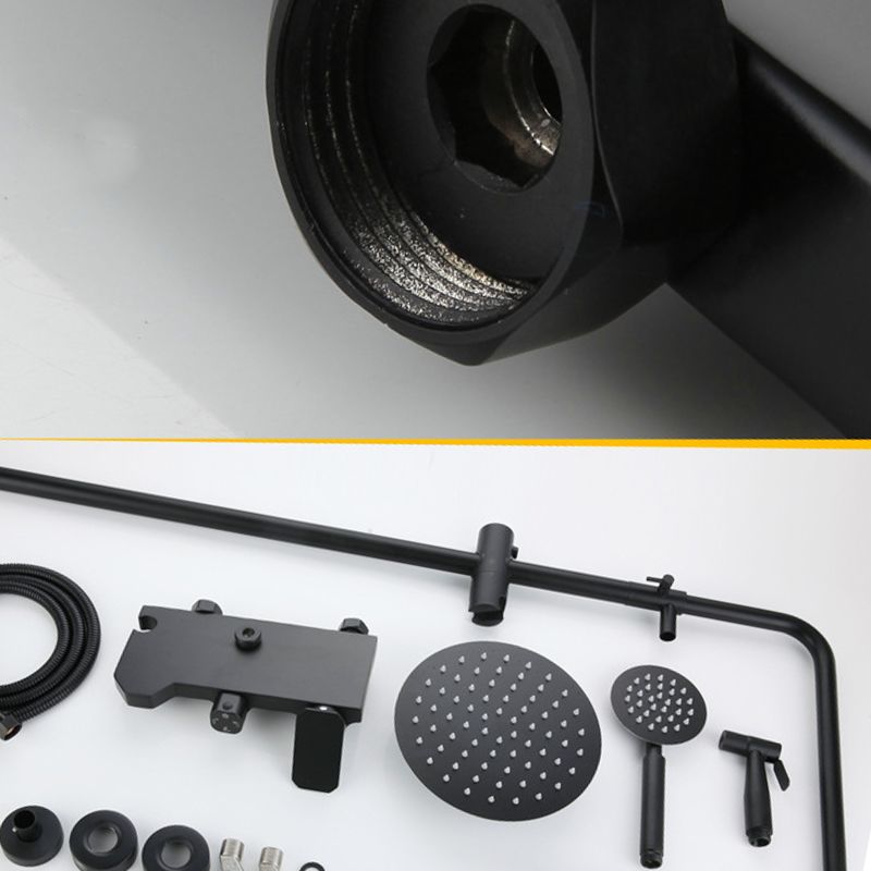 Modern Oval Swivel Shower Stainless Steel Shower Head Shower Faucet on Wall Clearhalo 'Bathroom Remodel & Bathroom Fixtures' 'Home Improvement' 'home_improvement' 'home_improvement_shower_faucets' 'Shower Faucets & Systems' 'shower_faucets' 'Showers & Bathtubs Plumbing' 'Showers & Bathtubs' 1200x1200_0fe83eaa-f97a-4235-97b7-05f1a937c00d