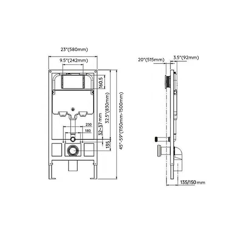 Contemporary Wall Hung Flush Toilet Heated Seat Included Urine Toilet for Bathroom Clearhalo 'Bathroom Remodel & Bathroom Fixtures' 'Home Improvement' 'home_improvement' 'home_improvement_toilets' 'Toilets & Bidets' 'Toilets' 1200x1200_0ff2d383-79a4-4a3a-8372-09135fcfbe8a