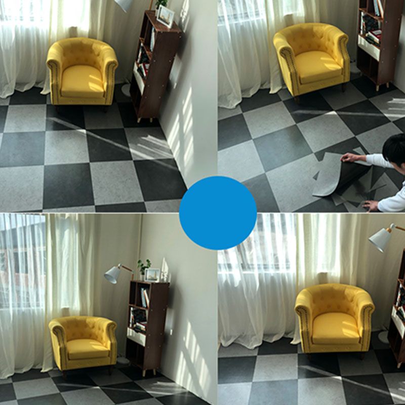 Peel and Stick Flooring Vinyl Square Marble Print Indoor Flooring Vinyl Clearhalo 'Flooring 'Home Improvement' 'home_improvement' 'home_improvement_vinyl_flooring' 'Vinyl Flooring' 'vinyl_flooring' Walls and Ceiling' 1200x1200_0ff4b554-5dbb-4280-887f-d068d7989dd9
