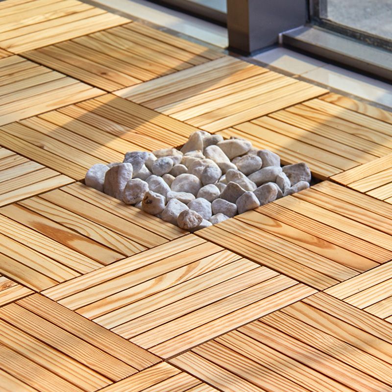 7-Slat Square Wood Patio Tiles Interlocking Installation Outdoor Patio Tiles Clearhalo 'Home Improvement' 'home_improvement' 'home_improvement_outdoor_deck_tiles_planks' 'Outdoor Deck Tiles & Planks' 'Outdoor Flooring & Tile' 'Outdoor Remodel' 'outdoor_deck_tiles_planks' 1200x1200_0ff8909f-85a0-4fd1-ad9f-f6ddfdacc70e