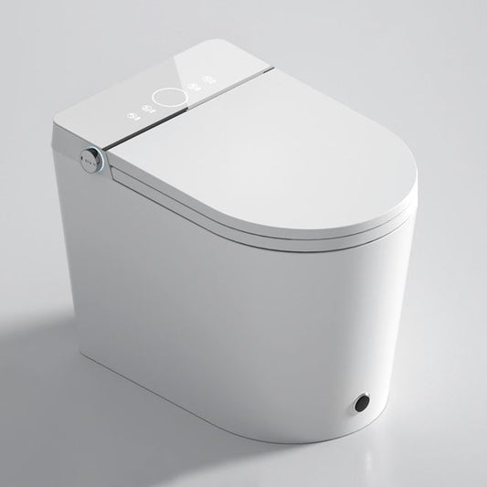 Modern Siphon Jet One Piece Toilet Bowl Heated Seat White Urine Toilet with Toilet Seat Clearhalo 'Bathroom Remodel & Bathroom Fixtures' 'Home Improvement' 'home_improvement' 'home_improvement_toilets' 'Toilets & Bidets' 'Toilets' 1200x1200_101de203-fd3f-4448-9181-ff2311007498