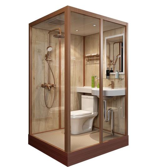 Sliding Doors Shower Stall with Base Included Framed Shower Stall in White Clearhalo 'Bathroom Remodel & Bathroom Fixtures' 'Home Improvement' 'home_improvement' 'home_improvement_shower_stalls_enclosures' 'Shower Stalls & Enclosures' 'shower_stalls_enclosures' 'Showers & Bathtubs' 1200x1200_104274fc-4a86-4c22-b25f-057ba2157fd1