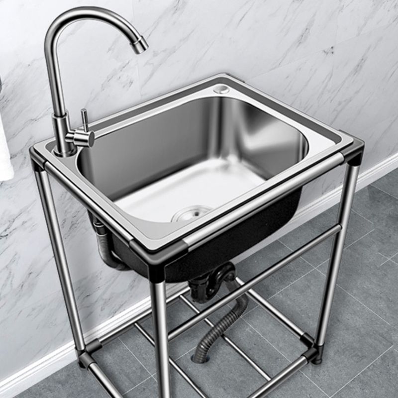 Kitchen Sink Stainless Steel Drop-In Rectangle All-in-one Soundproof Kitchen Sink Clearhalo 'Home Improvement' 'home_improvement' 'home_improvement_kitchen_sinks' 'Kitchen Remodel & Kitchen Fixtures' 'Kitchen Sinks & Faucet Components' 'Kitchen Sinks' 'kitchen_sinks' 1200x1200_10532e3b-f6fa-47c5-8ecf-09ba06d2e6c0