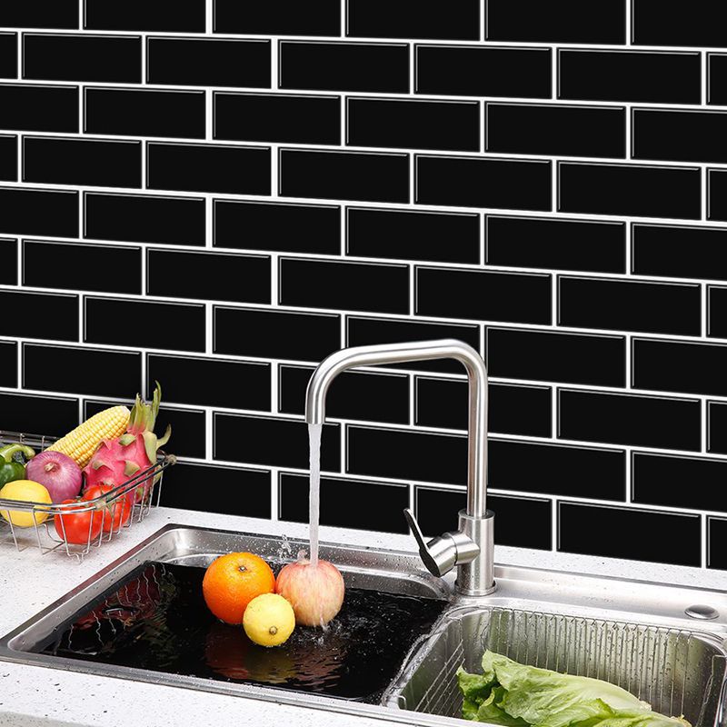 Peel & Stick Subway Tile PVC Stain Resistant Rectangle Peel and Stick Tile for Kitchen Clearhalo 'Flooring 'Home Improvement' 'home_improvement' 'home_improvement_peel_stick_blacksplash' 'Peel & Stick Backsplash Tile' 'peel_stick_blacksplash' 'Walls & Ceilings' Walls and Ceiling' 1200x1200_105a0df7-17e5-4d28-90a9-8d0ae6f0b158